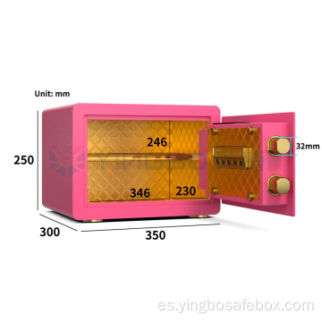 Uso del hogar Hidden Wall Mini Safe de huellas digitales